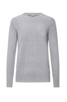 HAKRO Pullover Premium-Baumwolle, Gr.2XL - Feinstrick aus 100 % BW, grau meliert