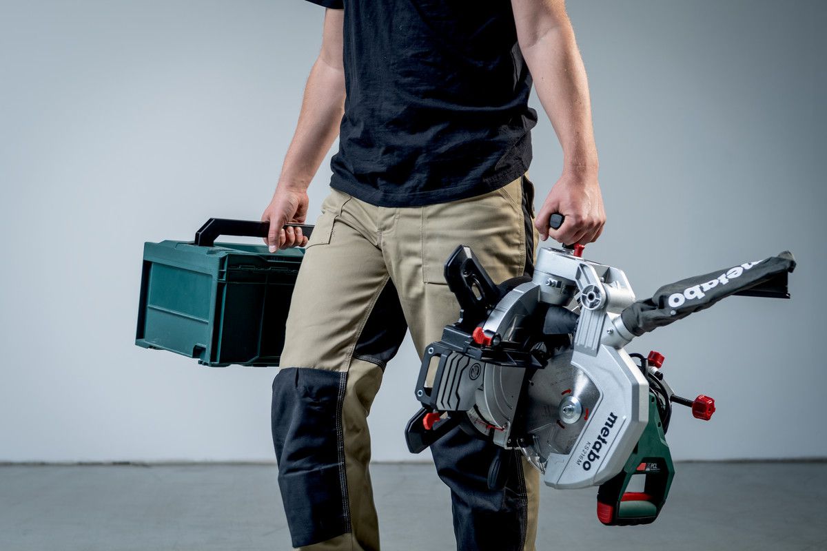 Kapp-und Gehrungssäge Metabo KS 216M - 90/45°, 1.35kW, Schn.tief.120/80 mm