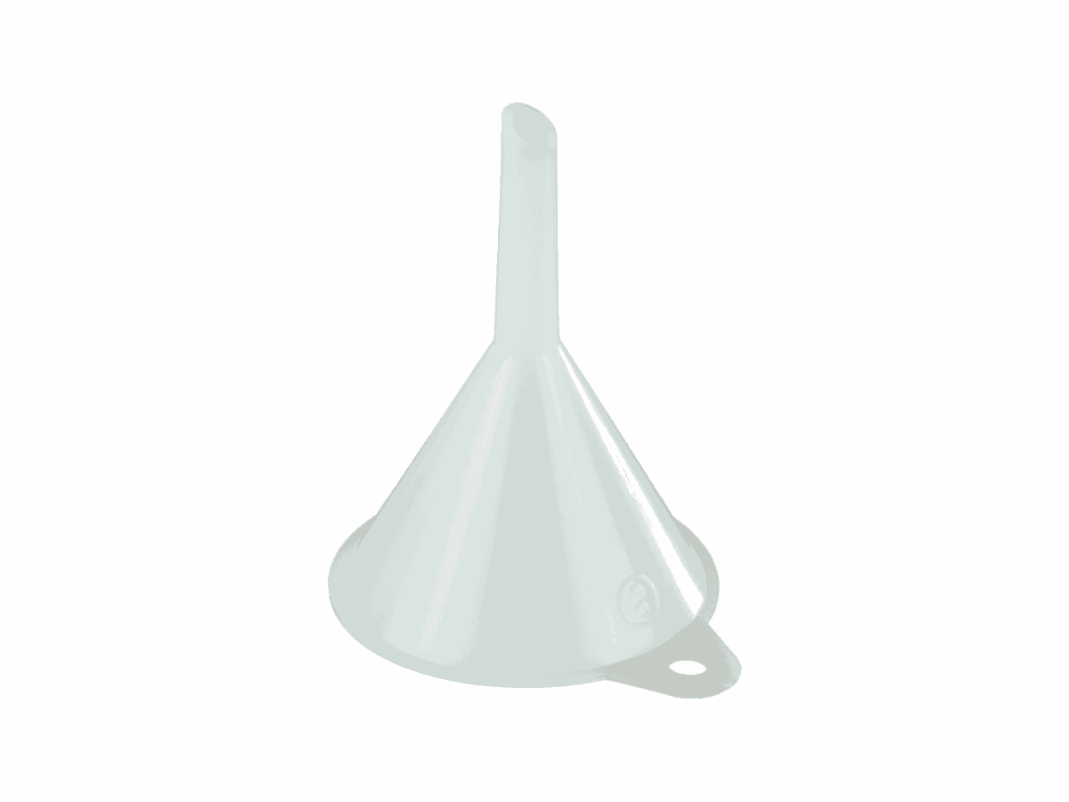 Trichter weiss HDPE ø 8 cm