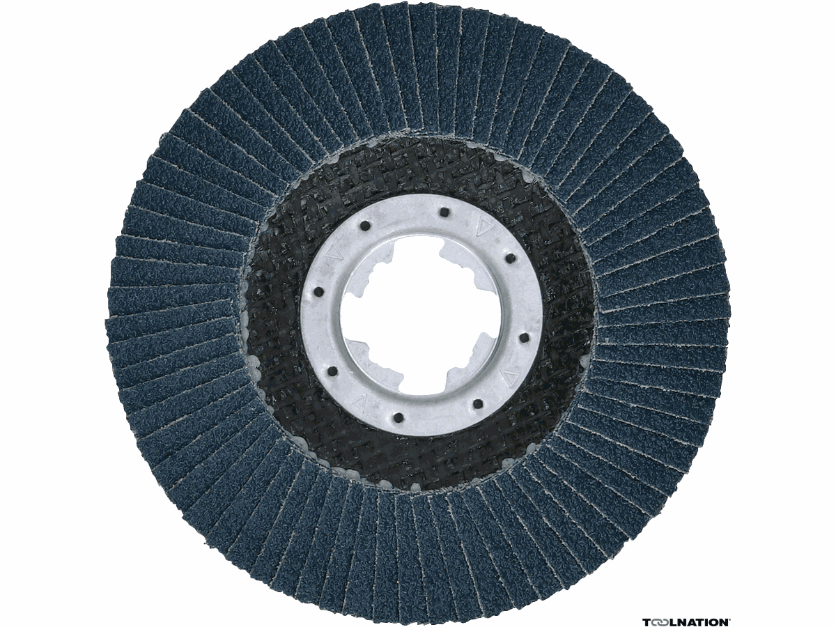 X-Lock Fächerscheibe 115 mm K80 gekr. - Bosch