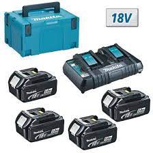 Energy Pack 18 V mit 4 x 5.0 Ah.Li-Ion - Ladegerät Makstar EPAC18-504 Makita