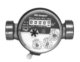 Wasserzähler für Kaltwasser DN20 G-1" - bis 30°C und  Qn 1.5m3/h L=110