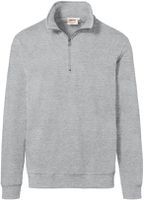 Zip-Sweatshirt Premium, Gr. 2XL - ash meliert