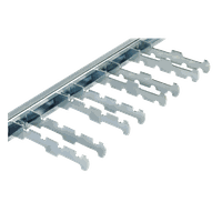 Gerätehalterschiene 4 Träger 100 cm - Ausladung 20 cm
