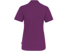 Damen-Poloshirt Perf. Gr. S, aubergine - 50% Baumwolle, 50% Polyester, 200 g/m²