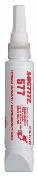 Gewindedichtung Loctite 577 - für das Sichern+Dichten von Metallrohren