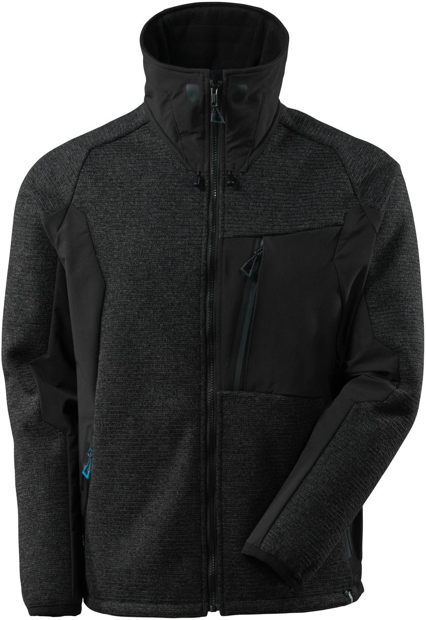 Advanced Strickjacke mit Membran - 78% Polyester/15% Polyacryl, 460 g/m²