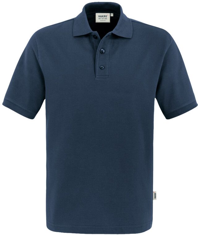 Poloshirt Top Piqué aus 100 % Baumwolle - grau-mel.: 60 % Polyester, 40 % Baumwoll