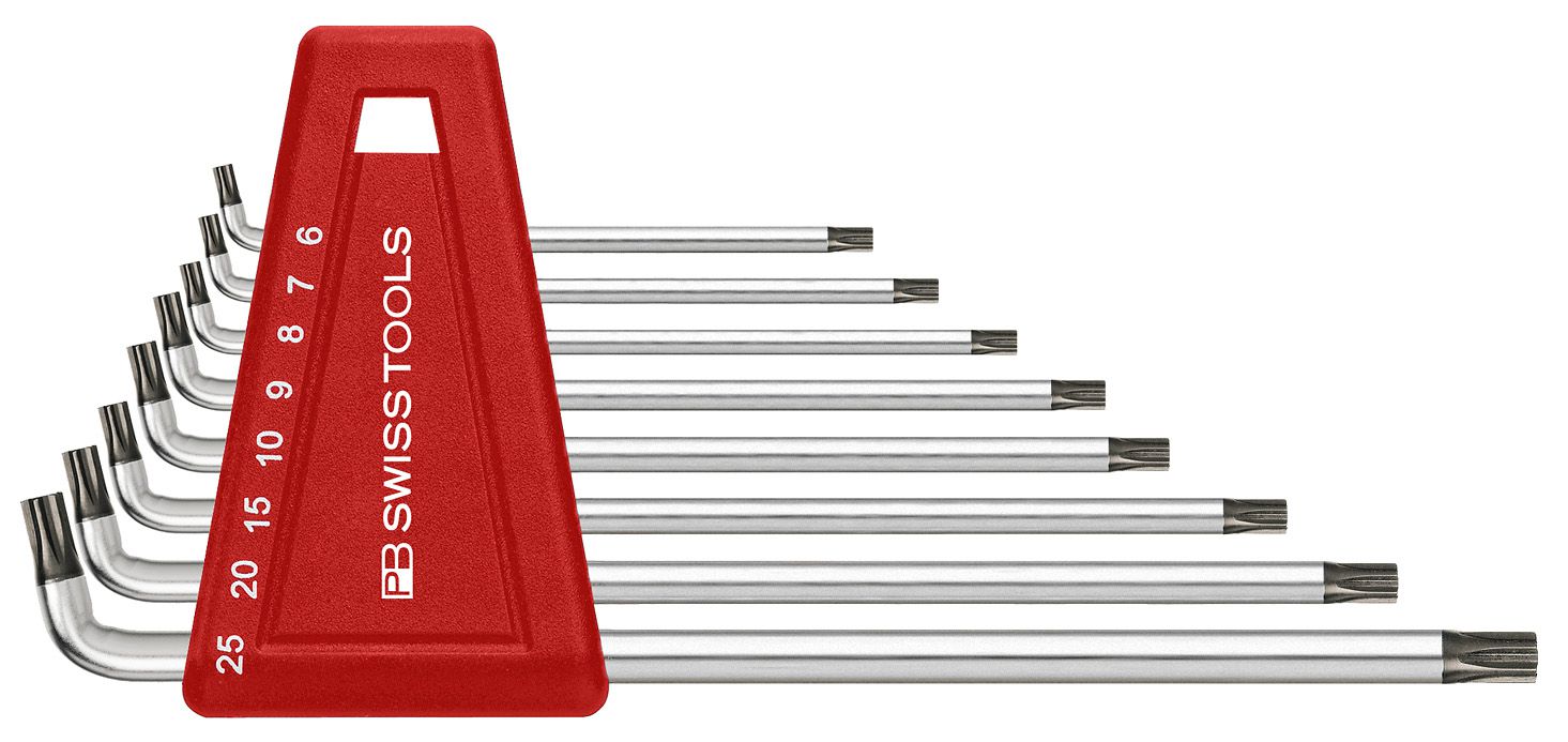 Inbusschlüssel-Satz PB 2411H, für Torx - 100°-Winkel kurzer Stiftteil