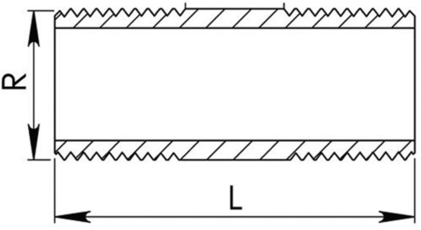 Rohrnippel Messing
