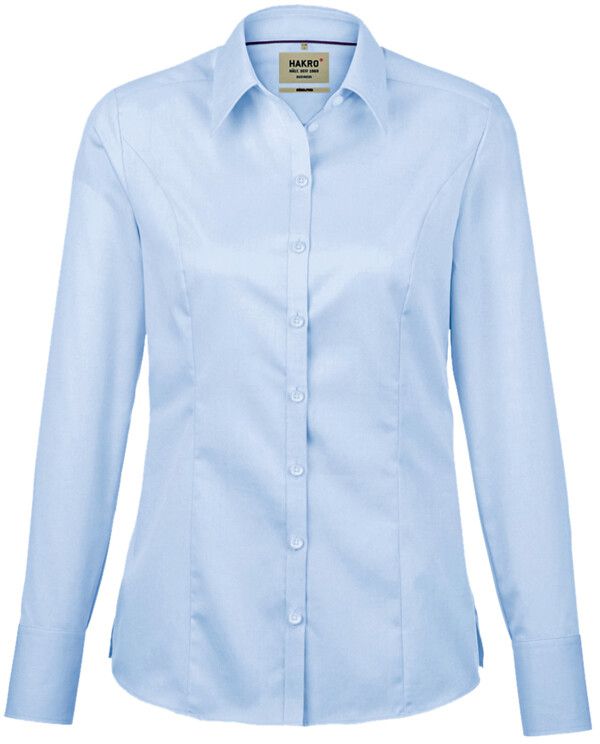 Women-Bluse klassisch langärmelig aus - 100 % Baumwolle, 120 g /m²