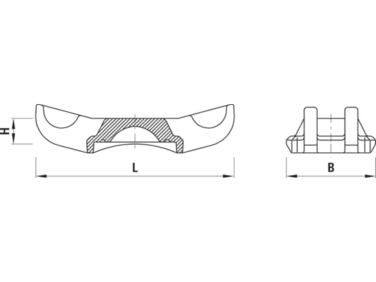 Universal-Blindschelle HAWLE PN 16 - DN 65 bis DN 500  3540