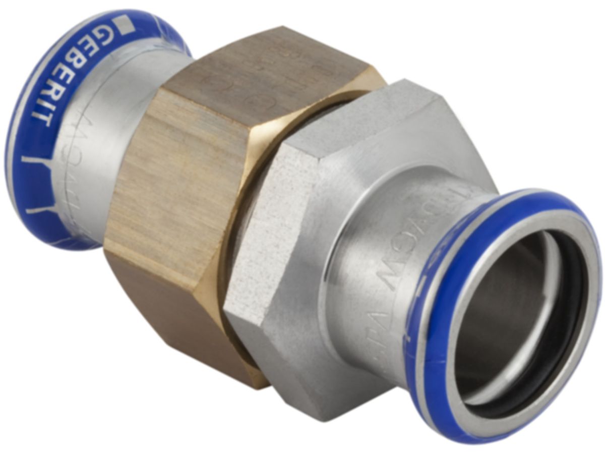 MPF-Verschraubung Edelstahl 1.4401 18 mm - Überwurfmutter aus Messing