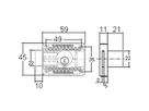 Schraubzylinder Typ 4550/106 - inkl. 2 Schlüssel