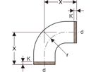 Geberit PE Segmentbogen 90°