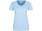 Damen V-Shirt Mikralinar PRO, Gr. S - hp eisblau