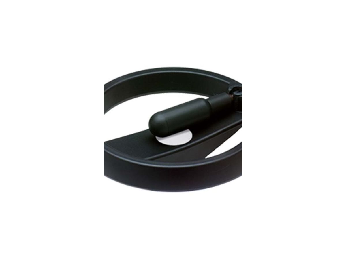 Zweispeichenhandräder Elesa VRTP+IR - mit Umleggriff Thermoplast schwarz