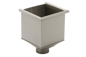 Rinnenkasten 220/120 o/Stern CrNi-Matt - Wulst 3-Seitig