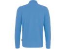Longsleeve-Polosh. Perf. 4XL malibublau - 50% Baumwolle, 50% Polyester, 220 g/m²