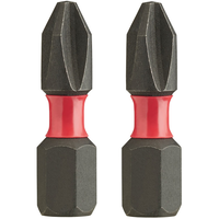 Schrauberbit Shockwave Gen II - Milwaukee PZ2 / 25 mm (Blister à 2 Stk)