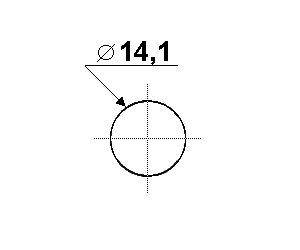 Schraubzylinder Typ 1201/RM0025 - inkl. 2 Schlüssel