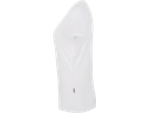 Damen-V-Shirt Performance Gr. 6XL, weiss - 50% Baumwolle, 50% Polyester, 160 g/m²