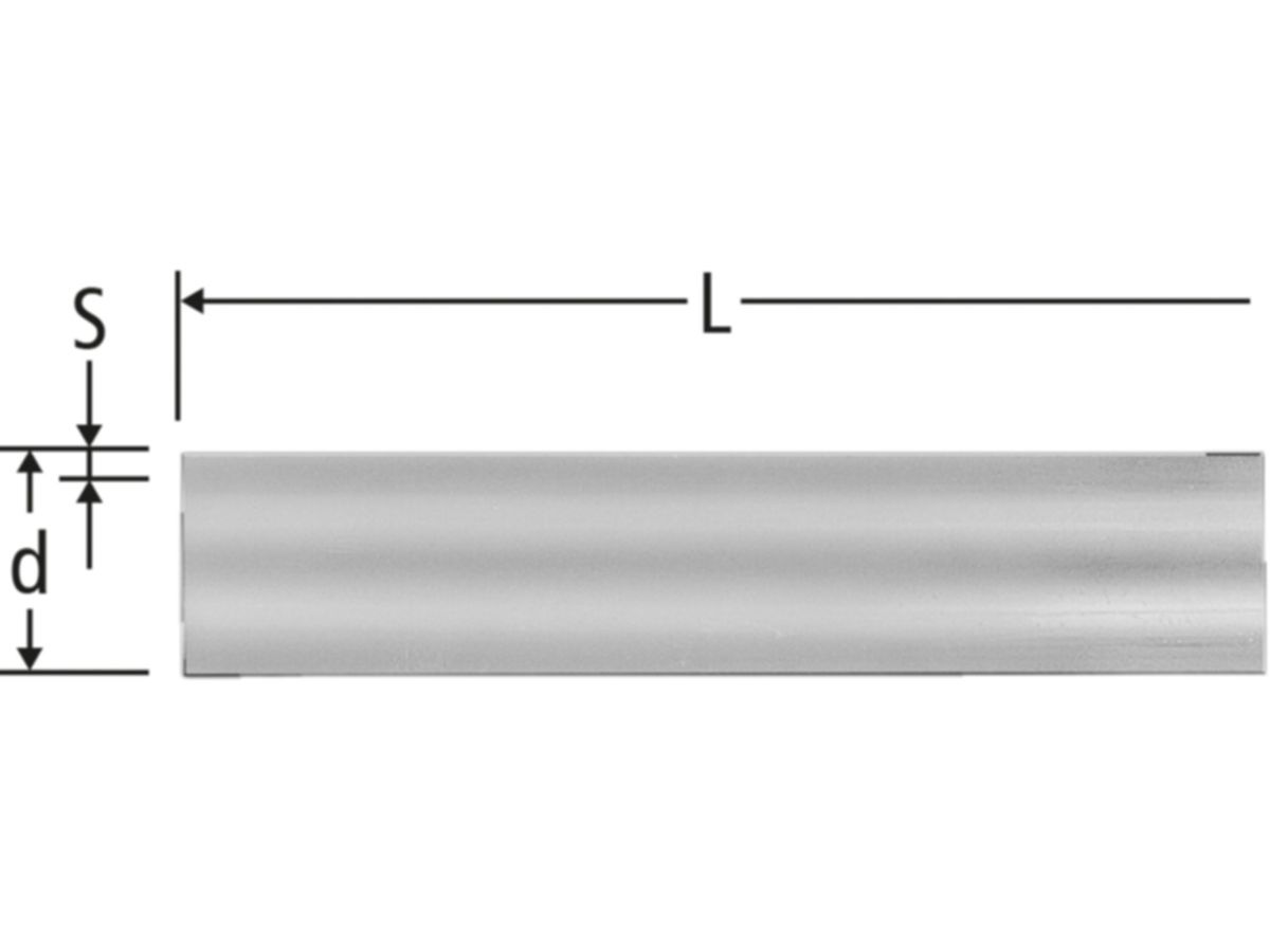 Optiflex Flowpress-Rohr formstabil - in Stangen, PE-Xc, 40 à 5m