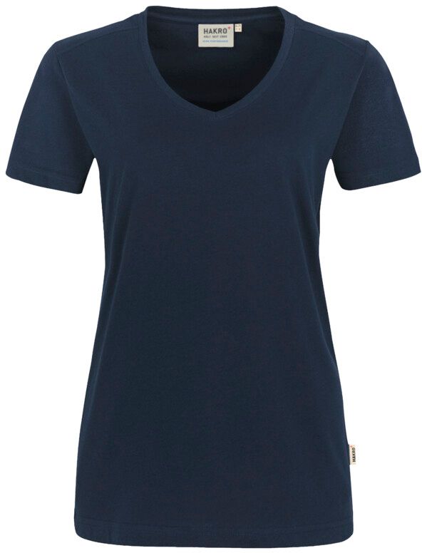 Damen V-Shirt Mikralinar PRO - 50% CO / 50% PES, 190 g/m2