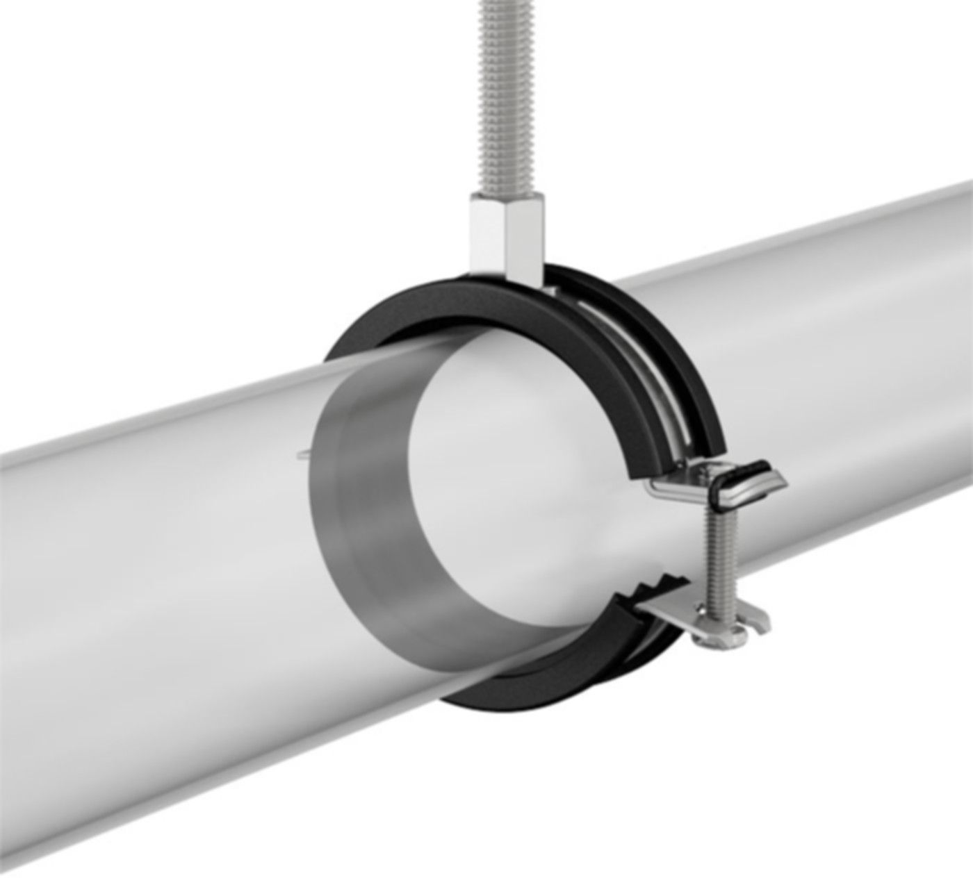 Rohrschellen FLAMCO BSH M8/M10 - isoliert