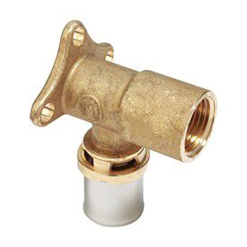 Press-Übergang Flanschwinkel 1/2"x20mm - für BDH-Rohr