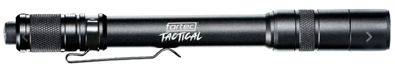 Stiftlampe FORTEC TACTICAL 350 lm IP66 - Akku, 20 Std. 90 m, 3.7V 0.75Ah Li-Ion