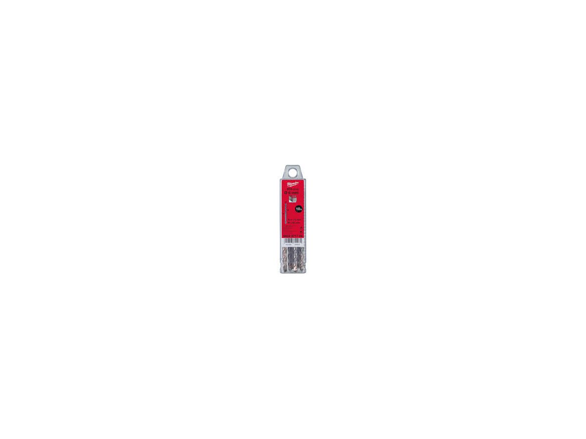 Hammerbohrer M2 SDS-Plus Milwaukee - 7 x 160 mm, 2-Schneiden, 10er-Pack