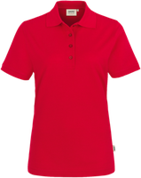 Damen-Poloshirt Performance Gr. 2XL, rot - 50% Baumwolle, 50% Polyester, 200 g/m²