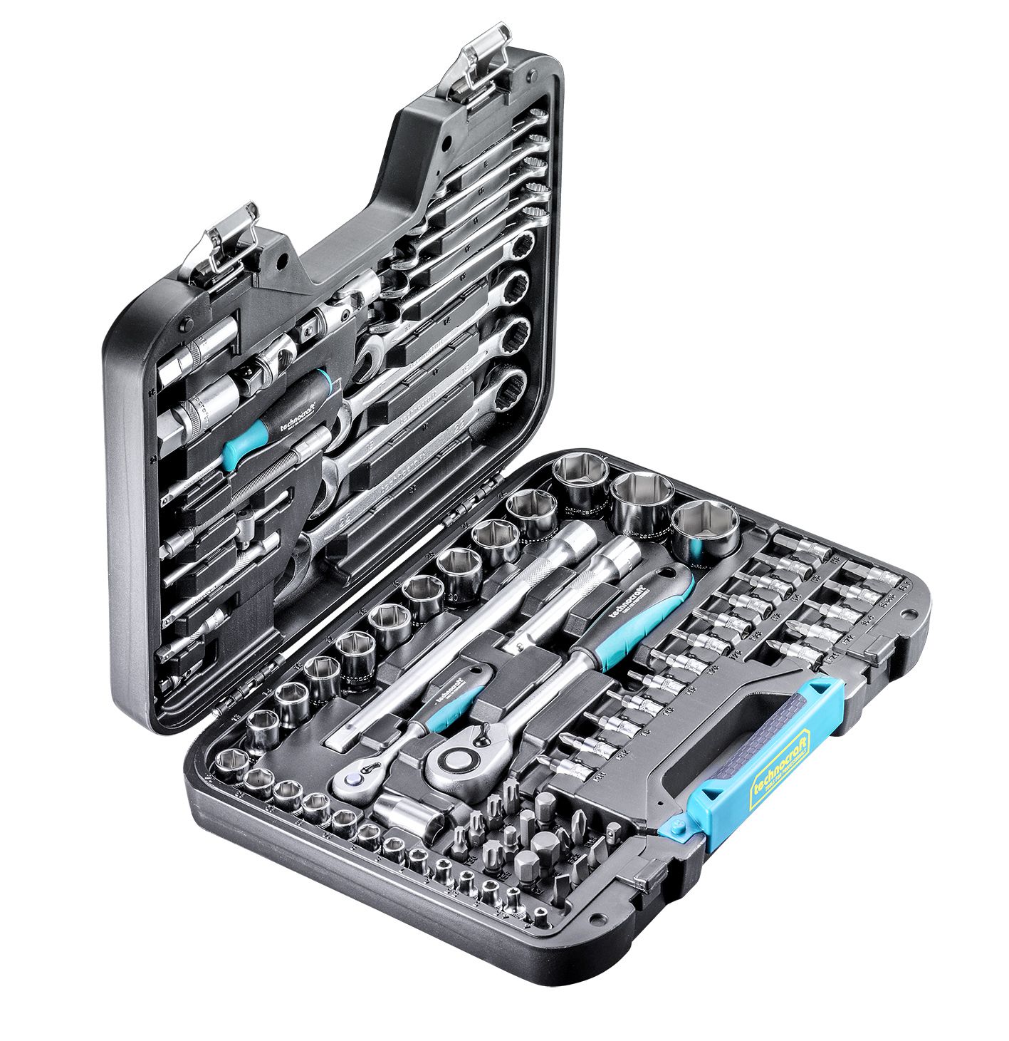 Steckschlüssel-Satz, 1/4" + 1/2", 82-tlg - Technocraft
