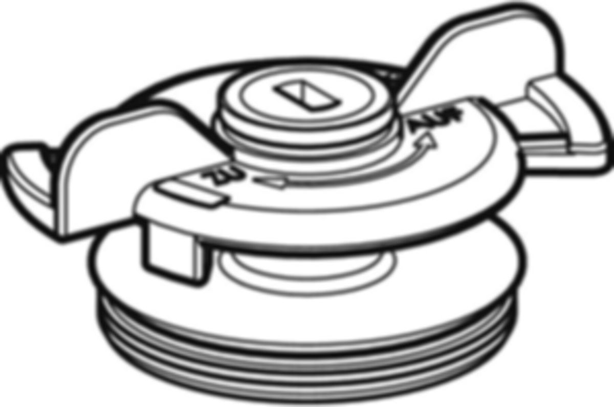 Geberit Abpressstopfen - zu Bodenabläufen 13 x 13 cm