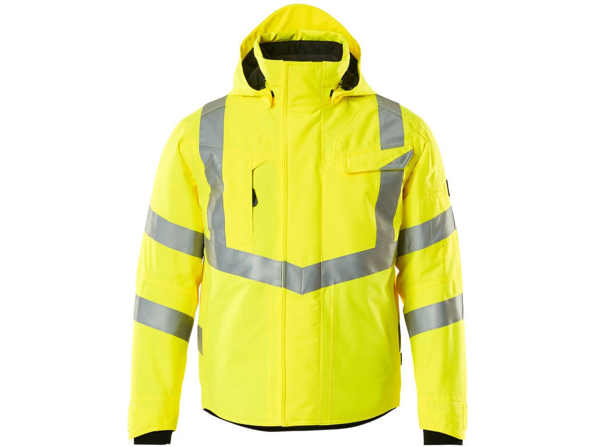 Winterjacke wattiert, Gr. 2XL - hi-vis gelb, 100% PES, 210 g/m2