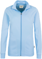 Damen-Interlockjacke Gr. 2XL, eisblau - 100% Baumwolle, 220 g/m²