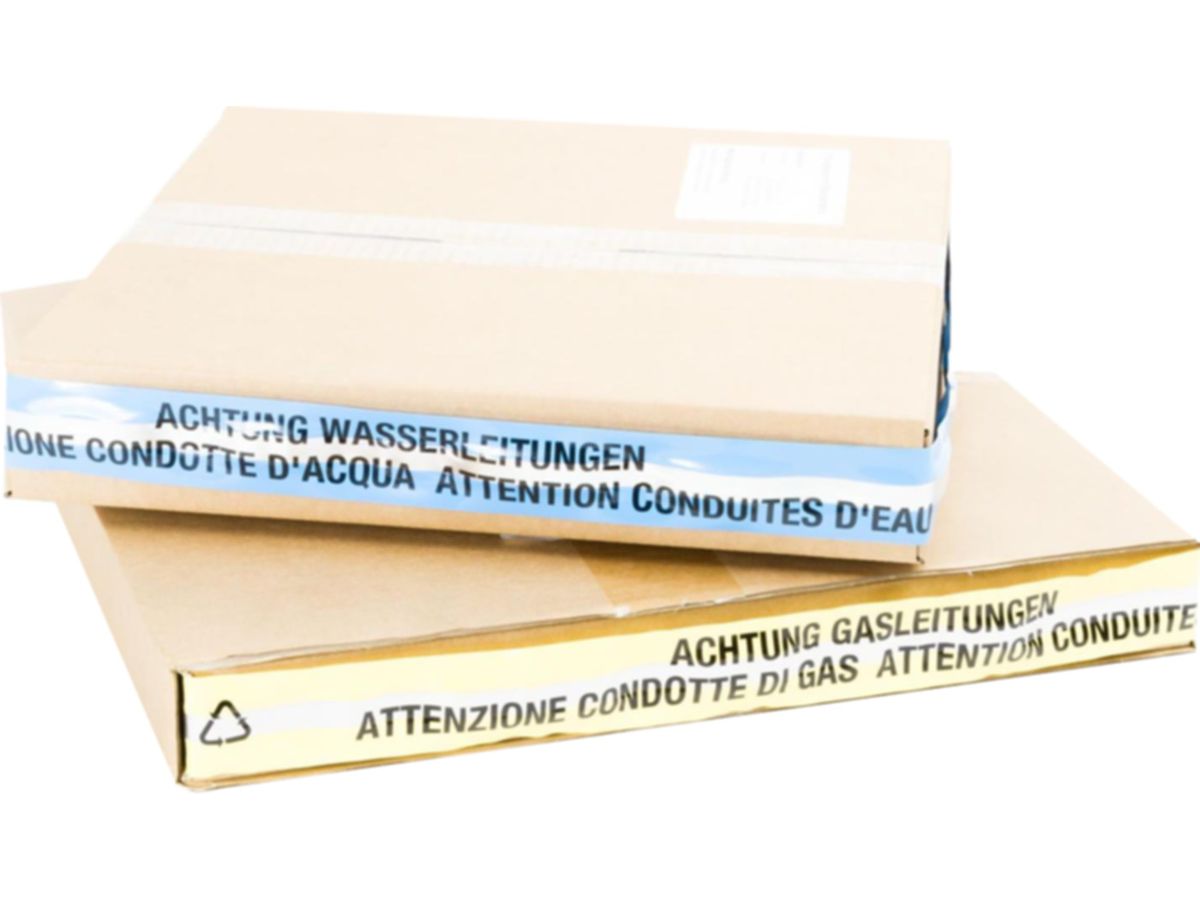 Warnband zu diversen Leitungen - Rollenlänge: 250 m