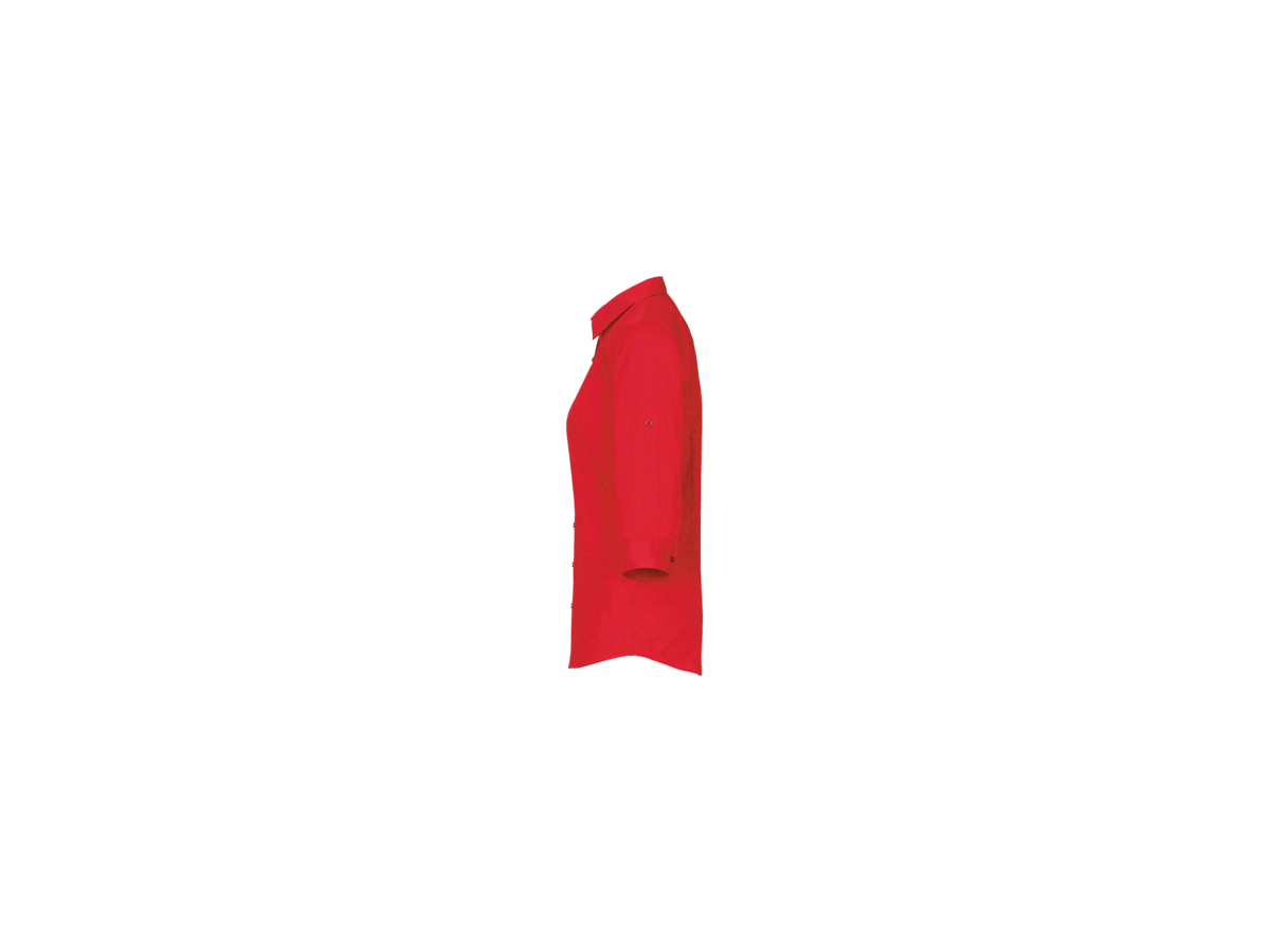 Bluse Vario-¾-Arm Perf. Gr. XL, rot - 50% Baumwolle, 50% Polyester, 120 g/m²