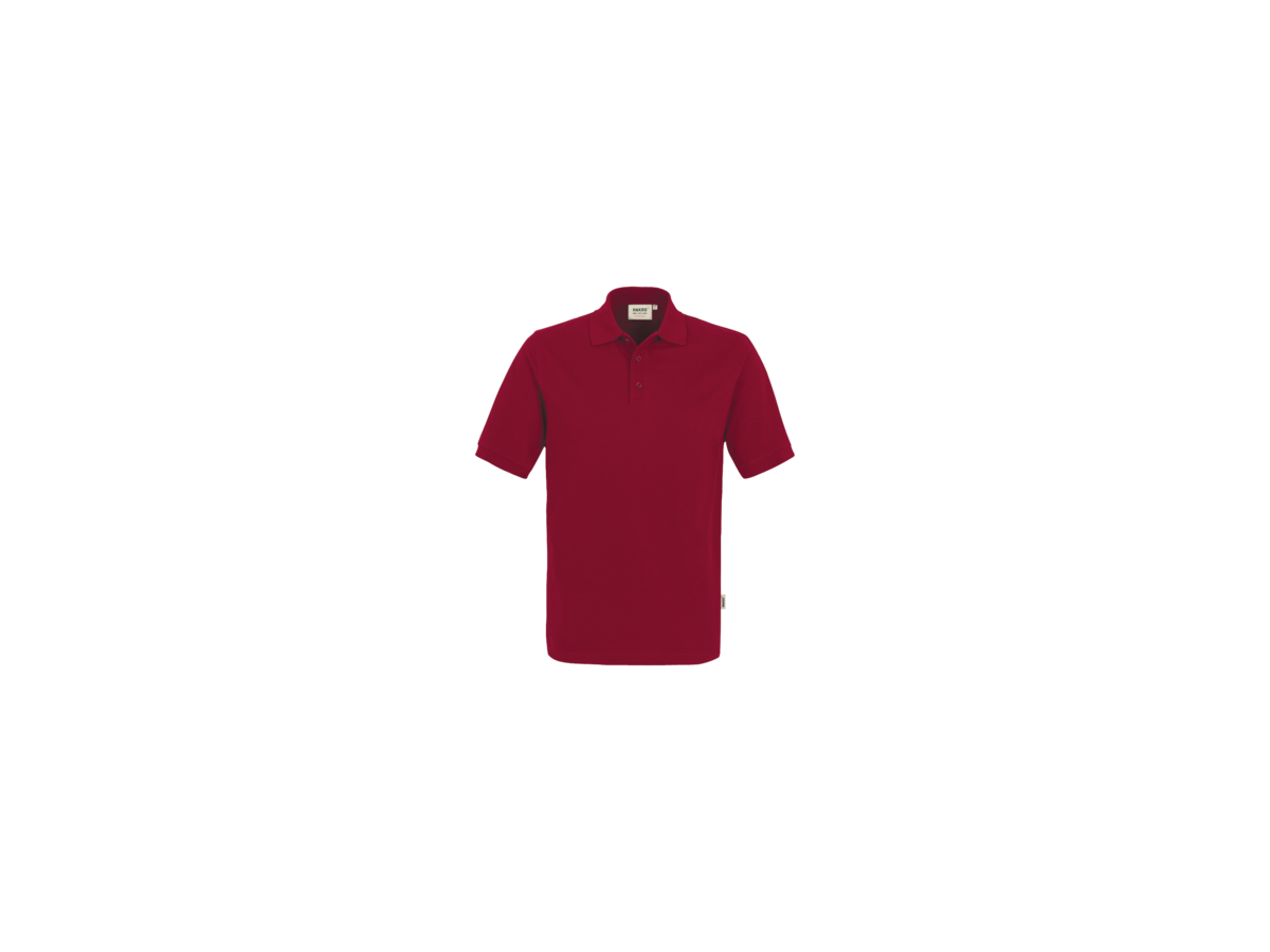 Poloshirt Performance Gr. M, weinrot - 50% Baumwolle, 50% Polyester, 200 g/m²