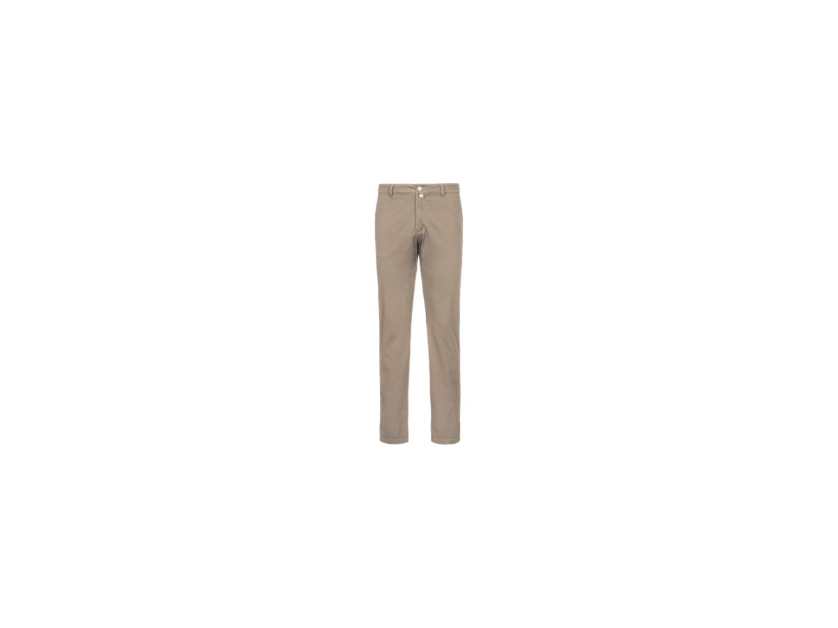 Chinohose Stretch, Gr. L - khaki, 98% CO / 2% Elasthan