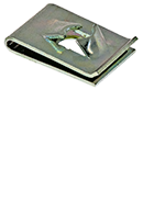 Blechmuttern Clips Typ SNU - verz. blau