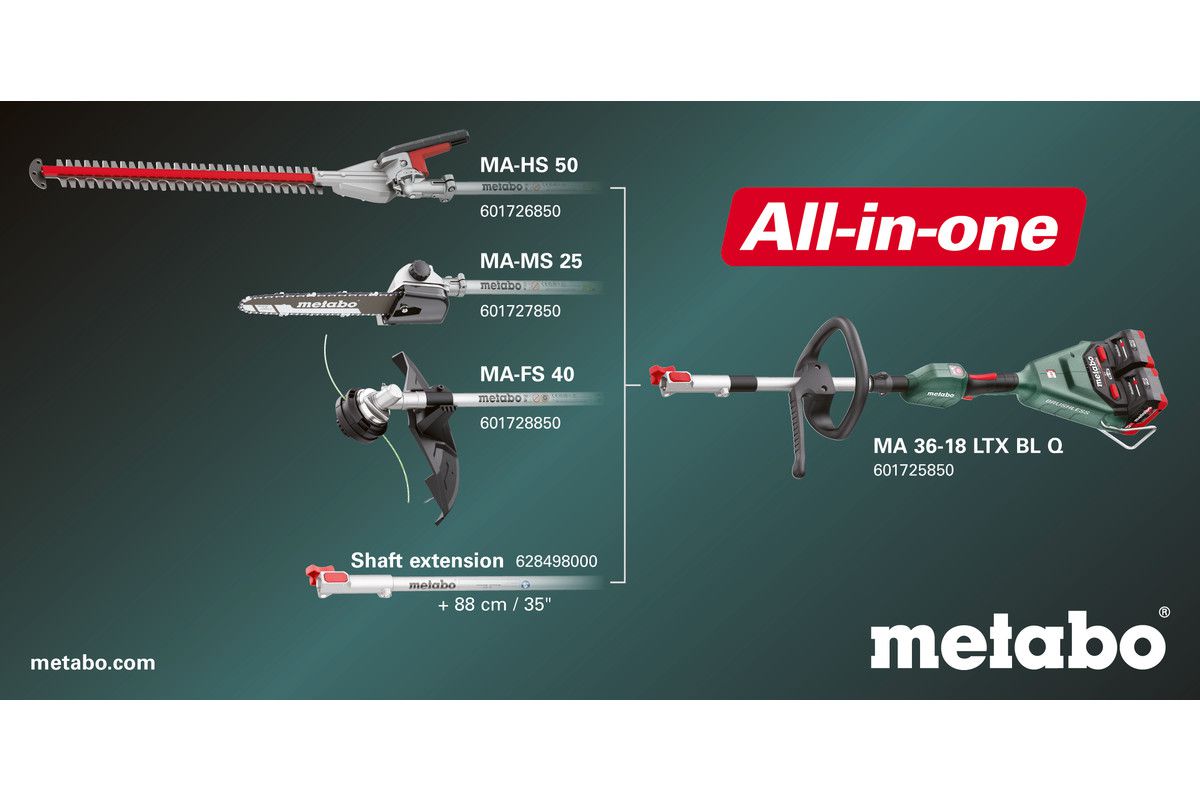Akku-Multifunktionsantrieb 18V, Metabo - MA 36-18 LTX BL Q