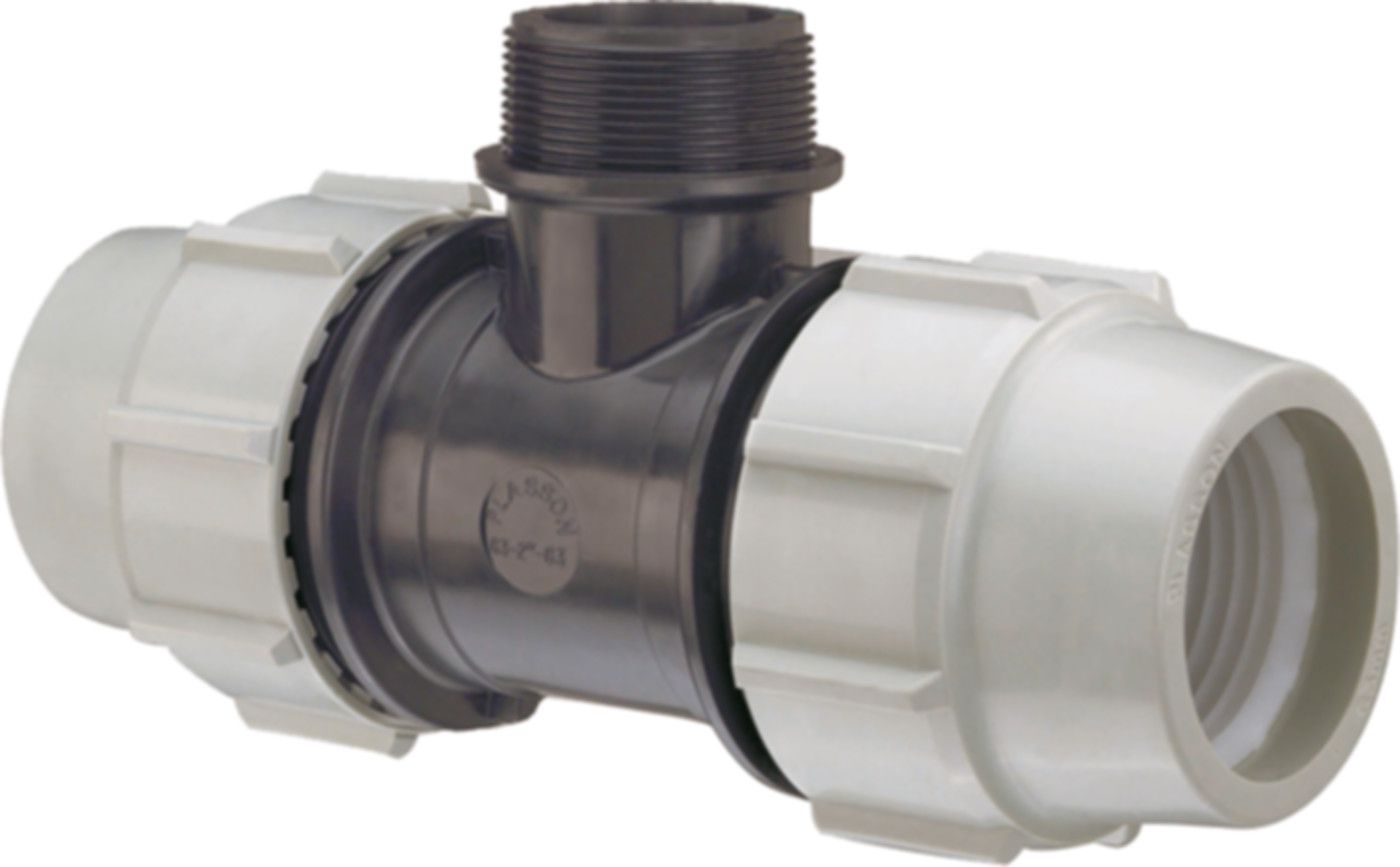 Plasson T-Verbindungsstück Abgang AG - Typ 7840