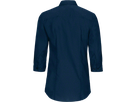 Bluse Vario-¾-Arm Perf. Gr. 6XL, tinte - 50% Baumwolle, 50% Polyester, 120 g/m²