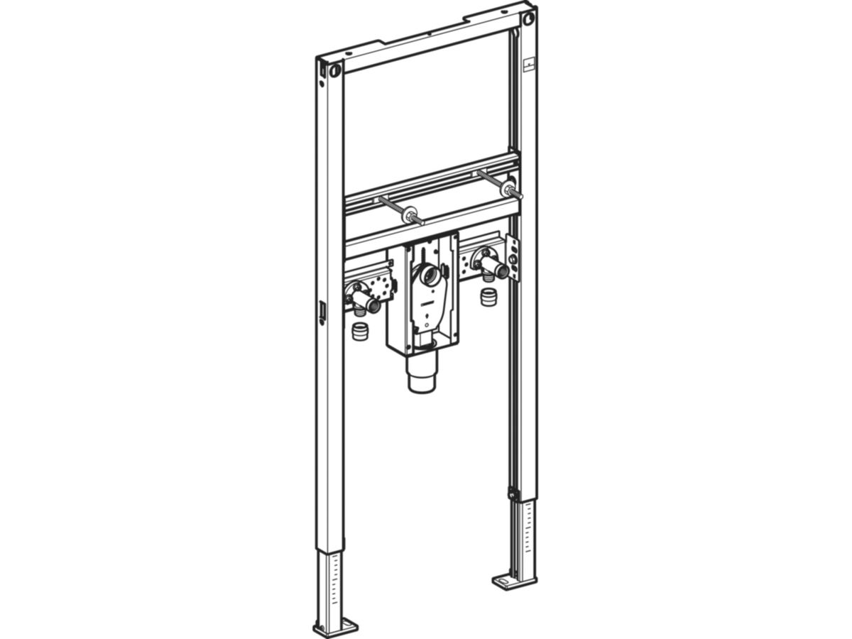 Geberit Duofix Element für Waschtisch - mit Unterputz-Sifon, Typ 112