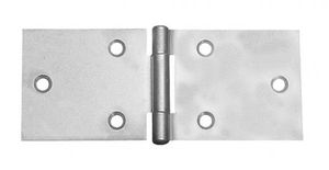 Scharnier mit vernietetem Messingstift - halblange Form