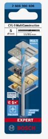 Multi Construction Bohrer CYL-9 MC - 5 x 50 x 85 mm, Expert Bosch