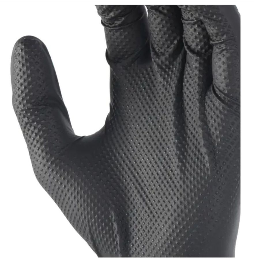 Nitril-Einweghandschuhe Grip - Milwaukee, 50 Stk.im Pak.