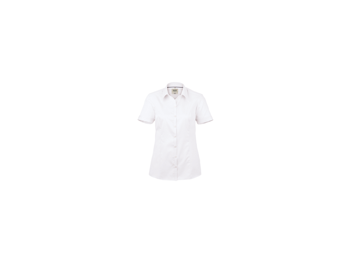 Bluse ½-Arm Business Gr. XS, weiss - 100% Baumwolle